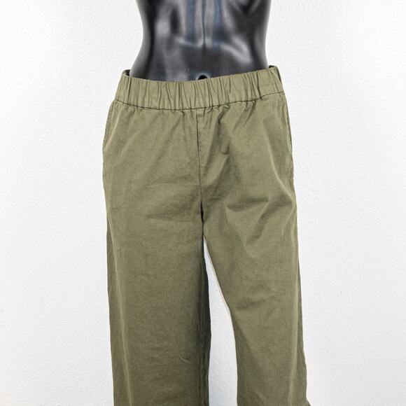 ANINE BING Women's High Rise Khaki Koa Trousers Wide Leg size Medium - Picture 12 of 14